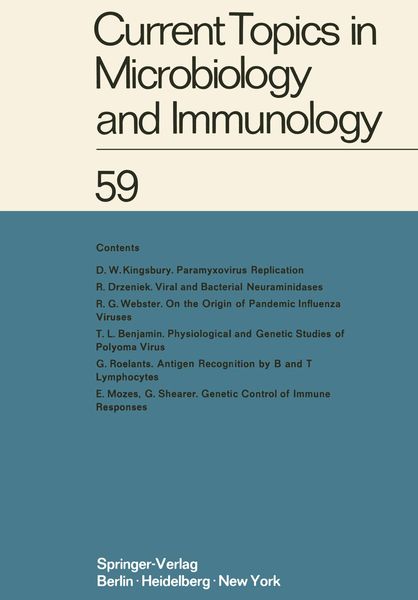 Produktbild: Current Topics in Microbiology and Immunology