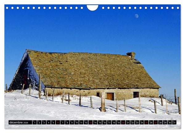 Produktbild: Collection Terre AUBRAC (Calendrier mural 2026 DIN A4 vertical), CALVENDO calendrier mensuel