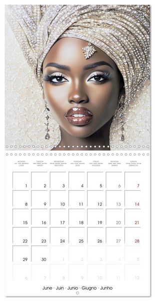 Produktbild: African Touch (Wall Calendar 2026 12 &times; 12 Inch) CALVENDO 12 Month Wall Calendar