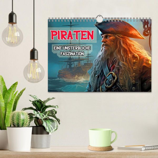 Produktbild: Piraten - Eine unsterbliche Faszination (Wandkalender 2026 DIN A4 quer), CALVENDO Monatskalender