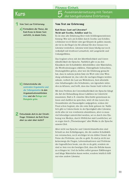 Produktbild: Aufsatz - Argumentieren und Er&ouml;rtern. Deutsch Klasse 9/10.