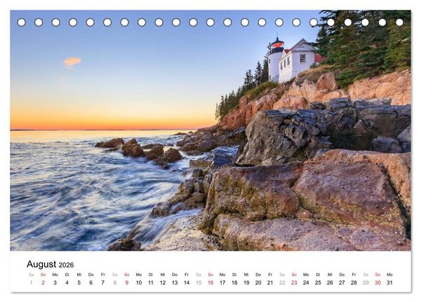 Produktbild: LEUCHTT&Uuml;RME - rund um den Globus (Tischkalender 2026 DIN A5 quer), CALVENDO Monatskalender