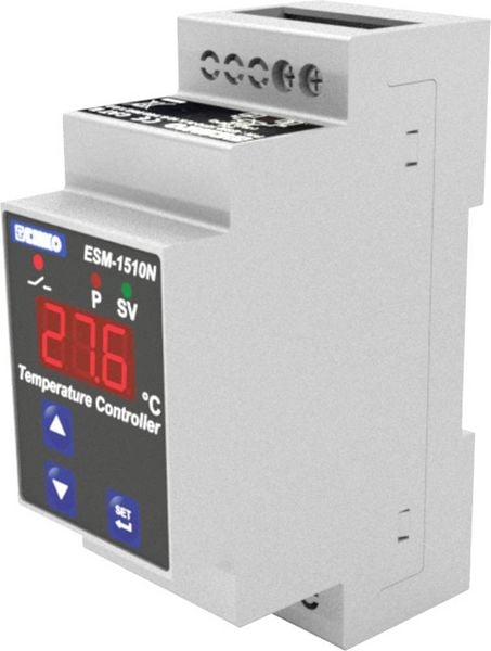 Produktbild: Emko ESM-1510-N.5.11.0.1/00.00/2.0.0.0 2-Punkt-Regler Temperaturregler Pt100 -50 bis 400 &deg;C Relais 5 A (L x B x H) 62 x 35 x 90 mm