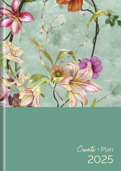 Buchkalender Create & Plan Floral 2025