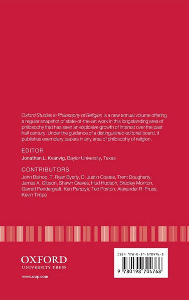 Produktbild: Oxford Studies in Philosophy of Religion Volume 5
