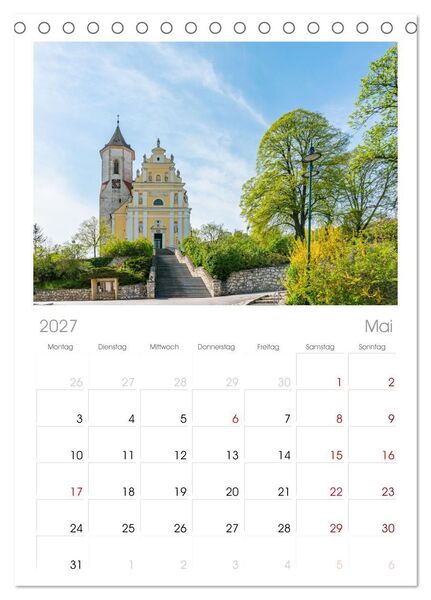 Produktbild: Tischplaner 2027 - Das Weinviertel im wundersch&ouml;nen Nieder&ouml;sterreich. (A5 Tischkalender zum Aufstellen) CALVENDO
