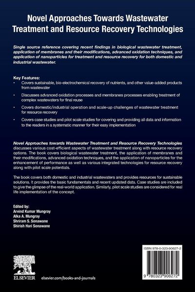Produktbild: Novel Approaches Towards Wastewater Treatment and Resource Recovery Technologies