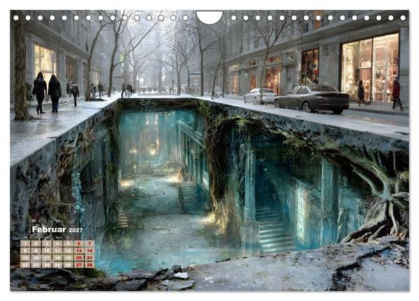 Produktbild: Below (Wandkalender 2027 DIN A4 quer), CALVENDO Monatskalender