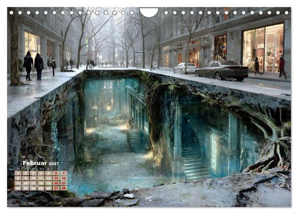 Produktbild: Below (Wandkalender 2027 DIN A4 quer), CALVENDO Monatskalender