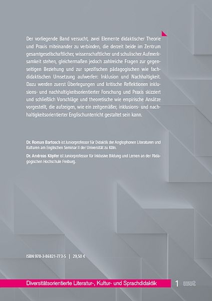 Produktbild: Inklusion und Nachhaltigkeit