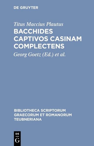 Produktbild: Bacchides captivos casinam complectens
