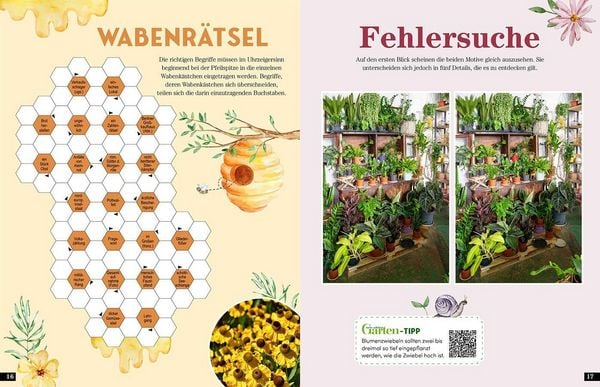 Produktbild: Das Garten-R&auml;tselbuch &ndash; Mit Profi-Tipps von "mein sch&ouml;ner Garten" f&uuml;r das ganze Jahr