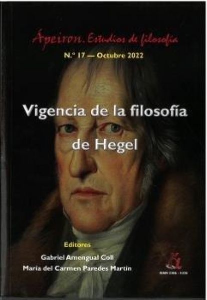 Produktbild: Vigencia de la filosof&iacute;a de Hegel