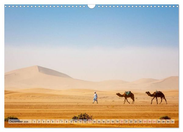 Produktbild: Marokko: Marrakesch, Atlas, Sahara, F&egrave;s (Wandkalender 2026 DIN A3 quer), CALVENDO Monatskalender