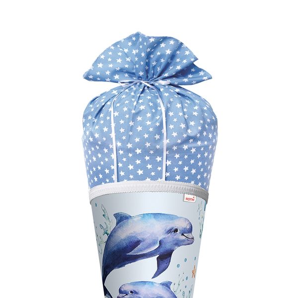 Produktbild: Motivschult&uuml;te 70cm, Lieblingsst&uuml;ck Delfin Duo