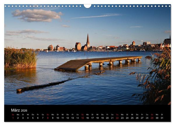 Produktbild: Rostock (Wandkalender 2026 DIN A3 quer), CALVENDO Monatskalender