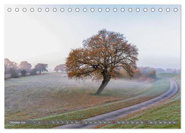 Produktbild: Naturlandschaft Elbe - Im Wechsel der Jahreszeiten (Tischkalender 2026 DIN A5 quer), CALVENDO Monatskalender