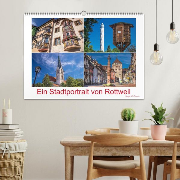 Produktbild: Ein Stadtportrait von Rottweil (Wandkalender 2026 DIN A2 quer), CALVENDO Monatskalender