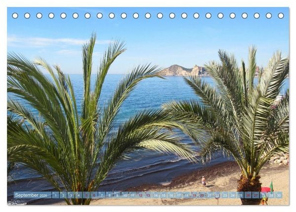 Produktbild: Alicante - Benidorm - Calp (Tischkalender 2026 DIN A5 quer), CALVENDO Monatskalender