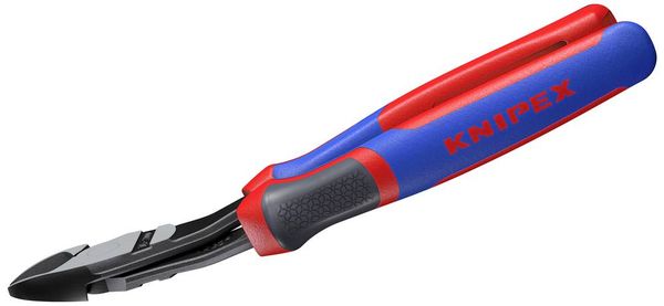Produktbild: Knipex 74 22 200 Werkstatt Kraft-Seitenschneider mit Facette 200mm