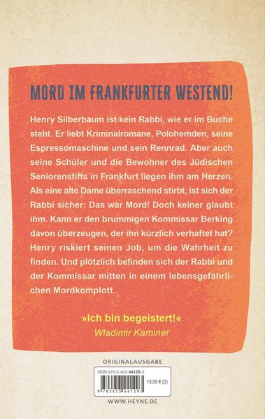 Produktbild: Der Rabbi und der Kommissar: Du sollst nicht morden