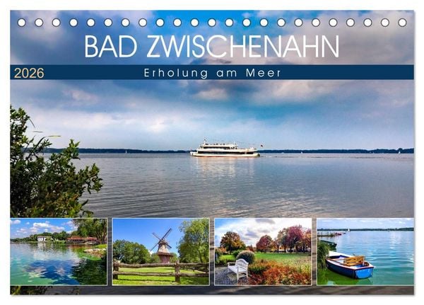 Produktbild: Bad Zwischenahn - Erholung am Meer (Tischkalender 2026 DIN A5 quer), CALVENDO Monatskalender