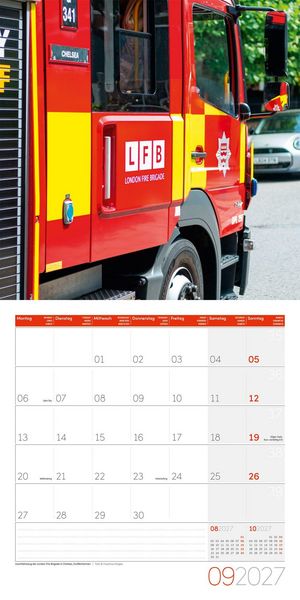 Produktbild: Feuerwehr Kalender 2027 - 30x30 - Art12