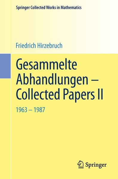 Produktbild: Gesammelte Abhandlungen - Collected Papers II