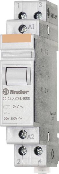 Produktbild: Finder 22.24.8.230.4000 Industrierelais Schaltstrom (max.): 20A 2 &Ouml;ffner 1St.
