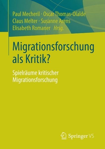 Produktbild: Migrationsforschung als Kritik?