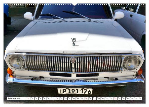 Produktbild: Auto-Legende Wolga - Ein Oldtimer aus der UdSSR auf Kuba (Wandkalender 2026 DIN A2 quer), CALVENDO Monatskalender