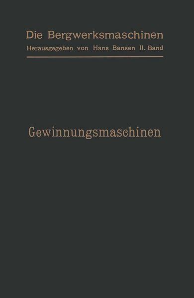 Produktbild: Gewinnungsmaschinen