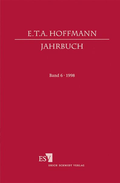 Produktbild: E.T.A. Hoffmann-Jahrbuch 1998