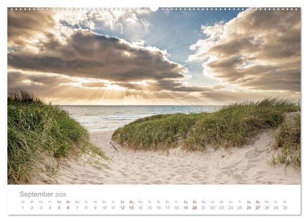 Produktbild: Sylter Lichtstimmungen (Wandkalender 2026 DIN A2 quer), CALVENDO Monatskalender