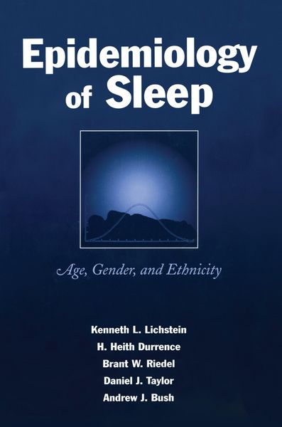 Produktbild: Epidemiology of Sleep