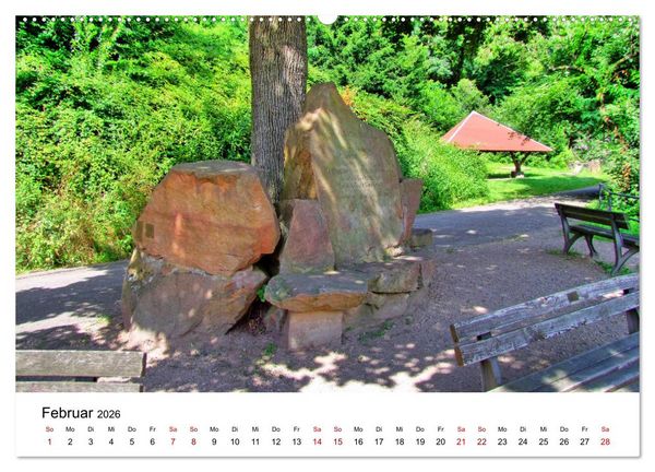 Produktbild: Heidelberg - Heiligenberg und Philosophenweg (hochwertiger Premium Wandkalender 2026 DIN A2 quer), Kunstdruck in Hochglanz