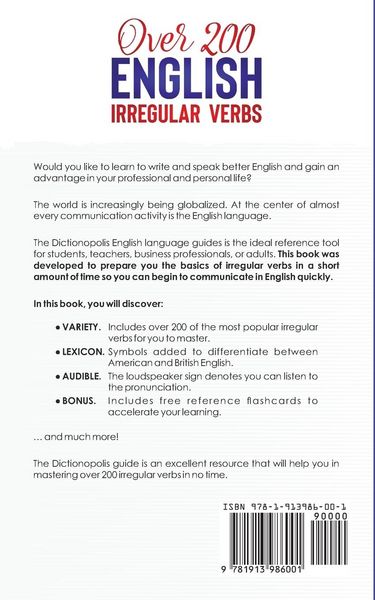 Produktbild: Over 200 English Irregular Verbs
