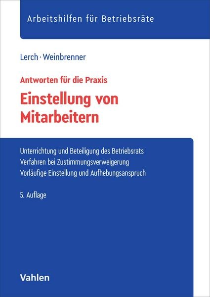 Produktbild: Einstellung von Mitarbeitern