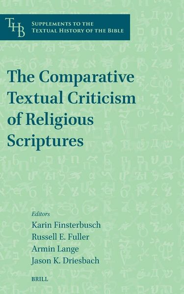 Produktbild: The Comparative Textual Criticism of Religious Scriptures