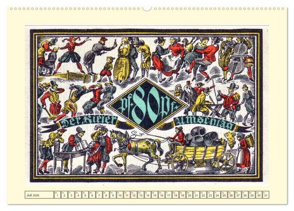 Produktbild: Gru&szlig; aus Kiel (hochwertiger Premium Wandkalender 2026 DIN A2 quer), Kunstdruck in Hochglanz