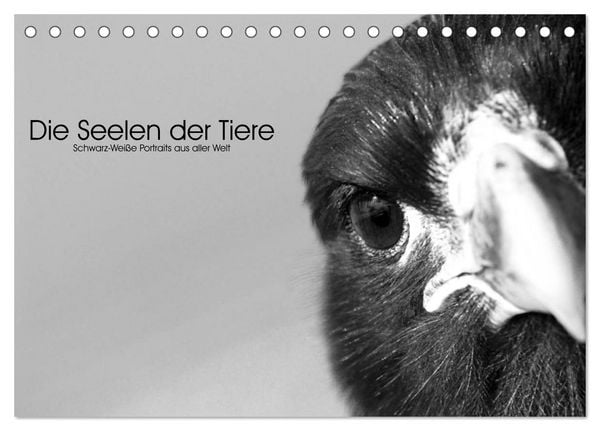 Die Seelen der wilden Tiere (Tischkalender 2026 DIN A5 quer), CALVENDO Monatskalender