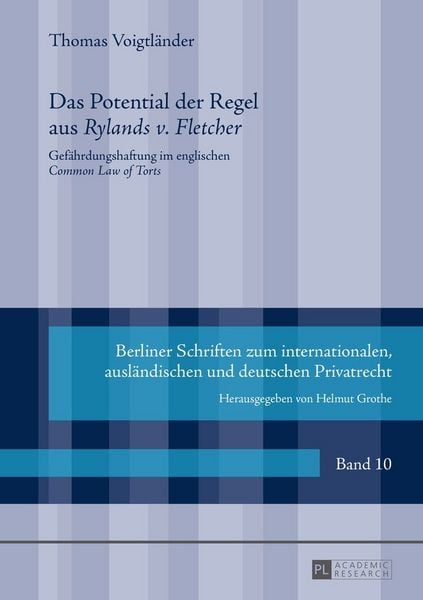 Produktbild: Das Potential der Regel aus &laquo;Rylands v. Fletcher&raquo;