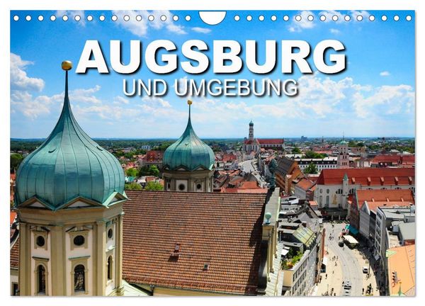 Produktbild: Augsburg und Umgebung (Wandkalender 2027 DIN A4 quer), CALVENDO Monatskalender