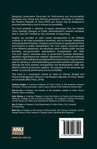 Produktbild: Designing Governance Structures for Performance and Accountability