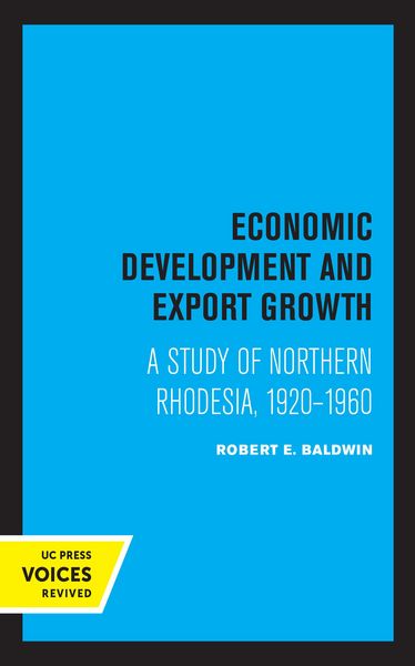 Produktbild: Economic Development and Export Growth