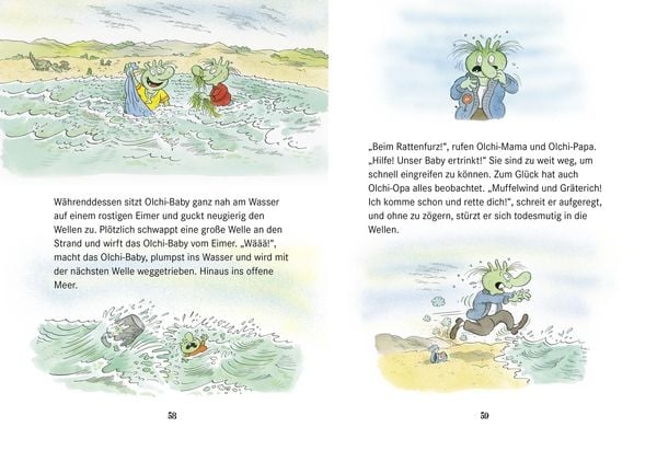 Produktbild: Die Olchis finden einen Schatz und andere krötige Abenteuer