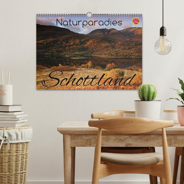 Produktbild: Naturparadies Schottland (Wandkalender 2026 DIN A3 quer), CALVENDO Monatskalender