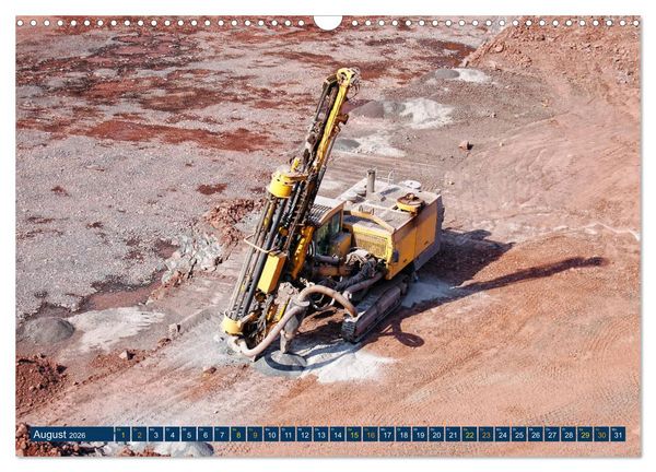 Produktbild: Bergbau - Die Faszination der riesigen Maschinen (Wandkalender 2026 DIN A3 quer), CALVENDO Monatskalender