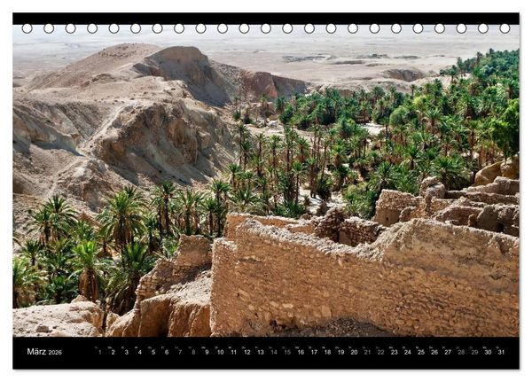 Produktbild: TUNESIEN Impressionen (Tischkalender 2026 DIN A5 quer), CALVENDO Monatskalender