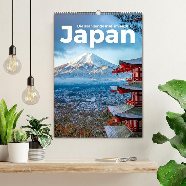 Produktbild: Japan - Die spannende Insel im Pazifik. (Wandkalender 2026 DIN A2 hoch), CALVENDO Monatskalender
